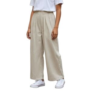 DON Silk Cropped Pants Taupe Womens Size Medium